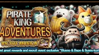optc pirate king adventures Vs tot musica uta team lv 70+