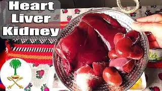 [ENG] Heart Liver Kidney Primitive Recipe | Kingdom Saudi Arabia KSA