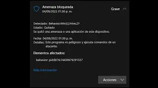Win32 / Hive   ZY   |  Win32/Hive.ZY  | VIRUS APARENTE Hive.ZY