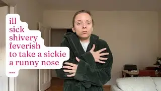 How to talk about having a cold in English (Vlog + English)