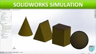 SOLIDWORKS Simulation - Mesh Control (Local Mesh)