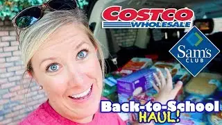 HUGE Back to School Lunch Haul! Costco / Sam's Club
