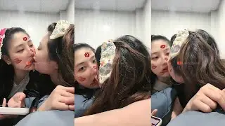 WLW Girls Love Hot Couple Passionate Full Desire Kissing Lips | Live Stream | Trending Viral🔥🏳️‍🌈