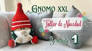 XXL Christmas GNOME | PART 1/2 🎄 Amigurumi Christmas knitting