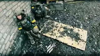 First Person Combat Footage Of SSO Azov Fighters, Active In Bakhmut Direction.