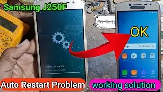 How to factory reset samsung j250f | Samsung j250f auto restart problem