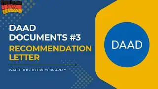 DAAD Application Series #3 | Recommendation Letter – What You Need to Know