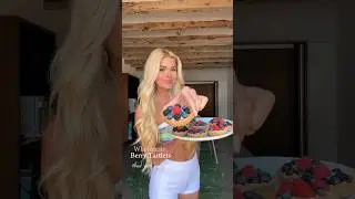 Healthified Berry Tartlets 🍓210kcal each - so yummy & light for summer! 