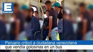 Peruano y venezolano protagonizaron fuerte pelea en un bus