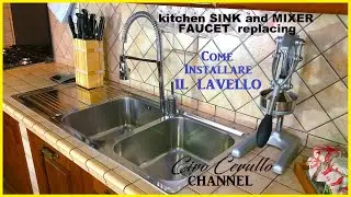 How to INSTALL the kitchen SINK and MIXER FAUCET