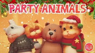 Новогодние забавы в Party Animals