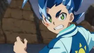 Beyblade burst sparking episode 13(rage Longinus vs king helios)
