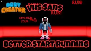 Vhs Sans speedbuild | Obby creator | (Roblox)