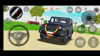 Dollar Song Modified Mahindra Black Thar || lndian Car Simulator 3D || car Ga...