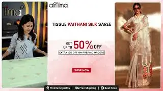 ✨ Tissue Paithani Silk Saree | Armima ✨