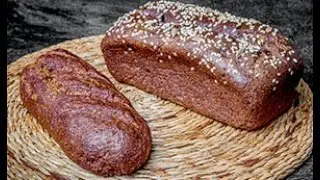 Black bread and buns without flour and yeast. A recipe by Irena Tarvid.