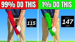 STOP SWINGING HARD! Starting Your Right Arm Like This Gives You More Distance Instantly