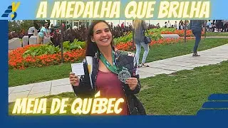 Medalha da Meia Maratona de Québec, uma medalha que brilha!