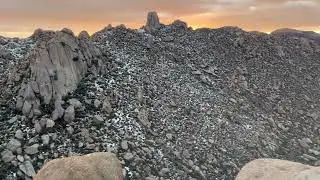 Desert Snow in McDowell Mountains 3-2-23