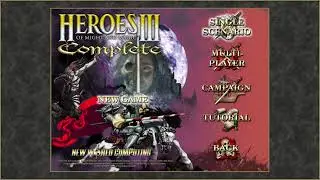 Heroes 3 of Might and Magic - Rampart vs 7 King AI (Teamed) Part 1