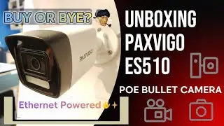 PAXVIGO ES510 🔥🚀 AFFORDABLE 3K PoE BULLET SECURITY CAMERA! #viral #trending #poecamera #homesecurity
