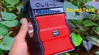 Promac HANDY-519S Bluetooth Speaker Sound Test!
