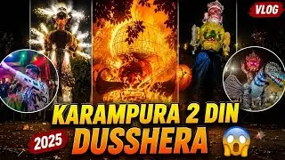 Karampura Dusshera Ravan 2025 | Ravan Dhan | Ravan 2025 | all ravan karampura | DUSSHERA VLOG 2025