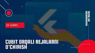 Cubit orqali rejalarni o'chirish (15-Dars)