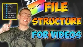 How to organise your files ready for editing in Final Cut Pro x