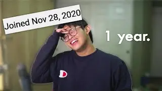 1 year on youtube