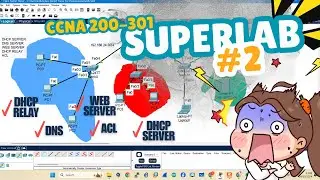 Konfigurasi DHCP Relay, DHCP Server, Access List, Web & DNS Server Cisco Packet Tracer |CCNA 200-301