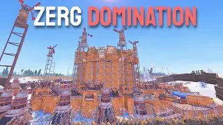 RUST ZERG PROGRESSION - RAIDING EVERY CLAN ON WIPEDAY