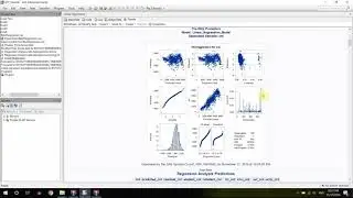 Regression model with residual plots in SAS EG
