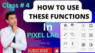 Class 4 Pixel Lab/How to use perspective & Mask effect in pixellab/How to use Reflection effect