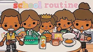 🧃Family's SCHOOL MORNING ROUTINE *FIRST DAY* Toca Boca Roleplay 🌎 #tocaboca