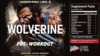 Самый мощный предтрен что я пил в этом году. WOLVERINE от UNDERPHARM LABS