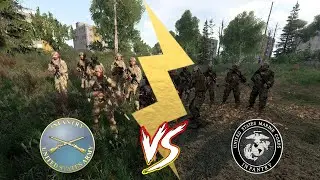 Who Will Win? | US Army VS. USMC | Arma 3 AI Battle