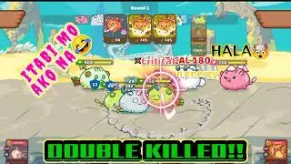 DOUBLE KILLED!! 100% win rate vs BMP #axieinfinity