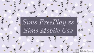Sims Mobile vs Sims FreePlay💕🙂|Create a sim