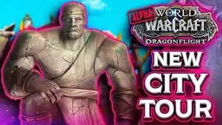 The NEW Dragonflight Main City is INCREDIBLE!! - Valdrakken City Tour