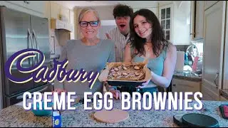 Cadbury Creme Egg Brownies | Baking With Mom
