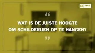 Hoe hoog hang je een schilderij? - STAS Schilderij Ophangsystemen