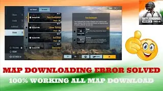 HOW TO FIX MAP DOWNLOADING ERROR IN BATTLEGROUND MOBILE INDIA || #BGMI || TechBaby || 2021 ||