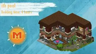 How to BUILD a Habbo Country house with pool (Tutorial)