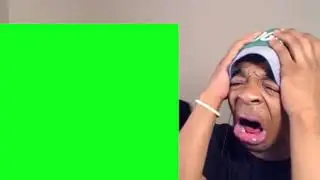 Flightreacts crying green screen meme template