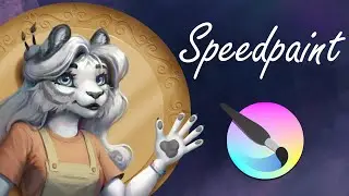 Ari's Art Corner (commission) - krita speedpaint