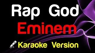 🎤 Eminem - Rap God (Karaoke Version )