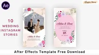 Wedding Instagram Story Pack - Free Download After Effects Templates