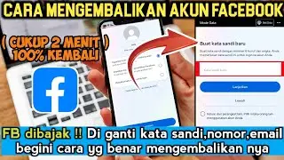 cara mengembalikan fb dibajak password sudah diganti