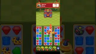 Royal Kingdom match 3 puzzle game solutions - No boost - level 100